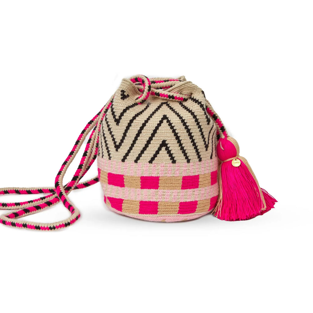 Håndhæklet Mochila Skuldertaske i Boho-stil
