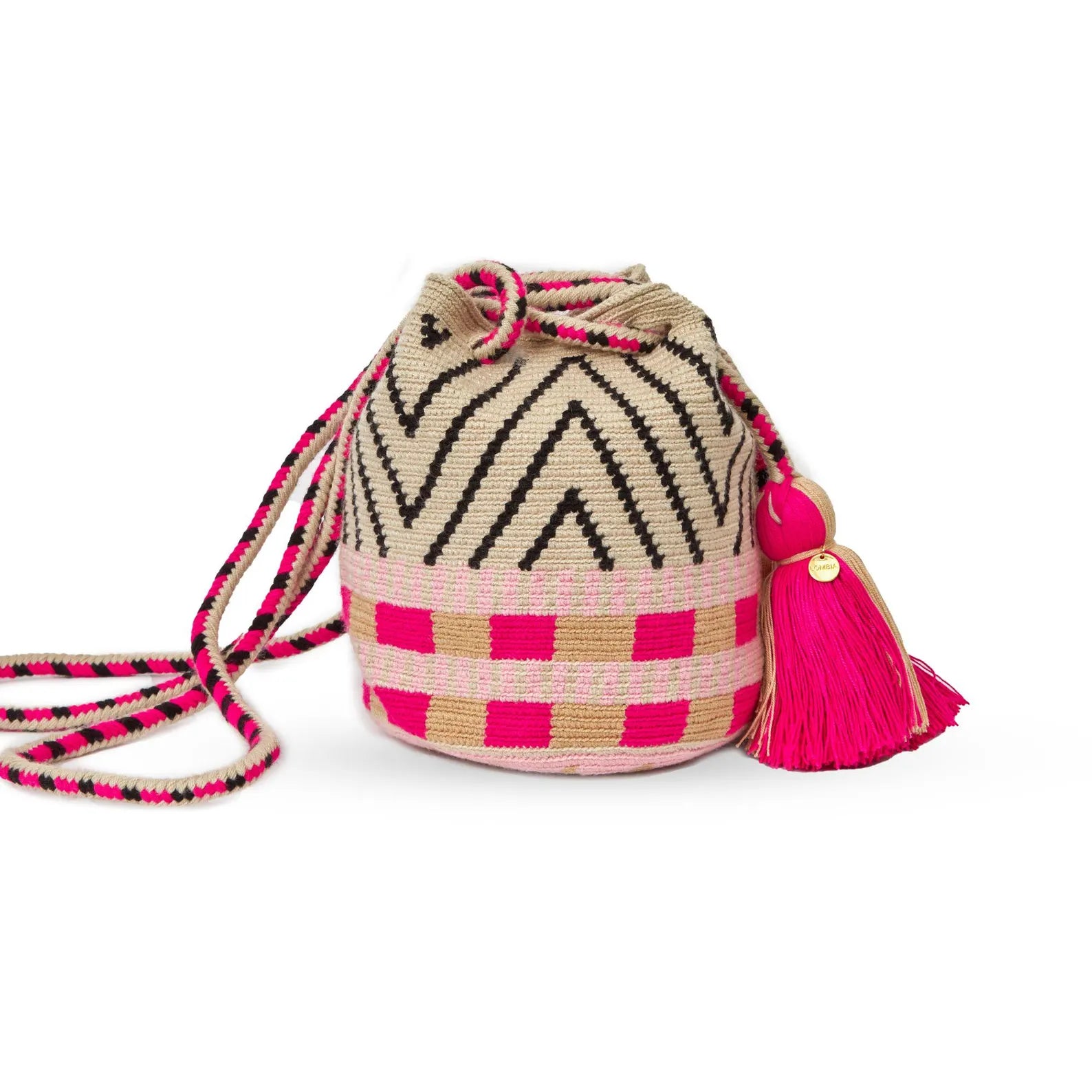 Håndhæklet Mochila Skuldertaske i Boho-stil
