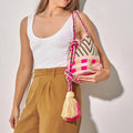 Håndhæklet Mochila Skuldertaske i Boho-stil