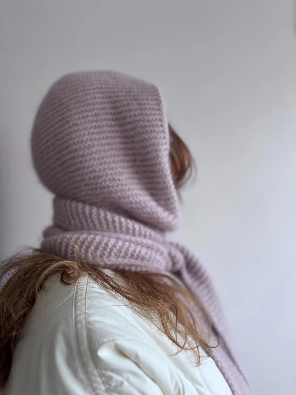 Hæklet Balaclava med Hætte